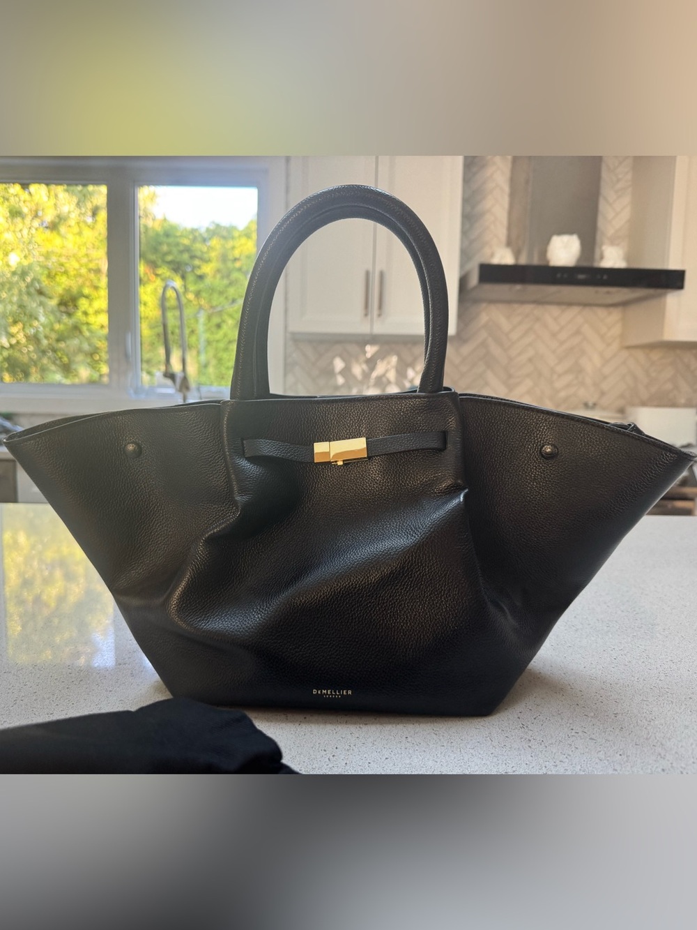 DeMellier New York Midi Bag - Black Leather - Excellent Condition